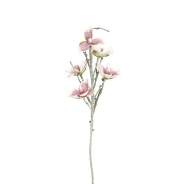 Magnolia en plastique NEYLA, outdoor, blanc-rose, 100cm, Ø12-14cm Magnolia en plastique NEYLA, outdoor, blanc-rose, 100cm, Ø12-14cm