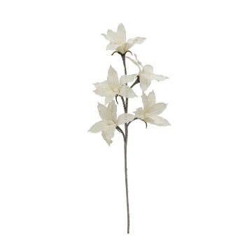 Branche de clématite artificielle KATY, outdoor, crème, 100cm, Ø12-14cm