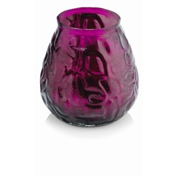 Bougeoir MAYELA avec cire, rose fuchsia, 10,5cm, Ø10cm, 48h Bougeoir MAYELA avec cire, rose fuchsia, 10,5cm, Ø10cm, 48h