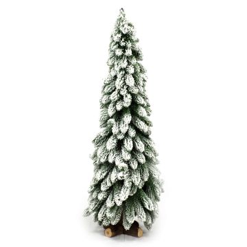 Petit sapin en plastique MONTREAL, enneigé, blanc, 60cm, Ø25cm