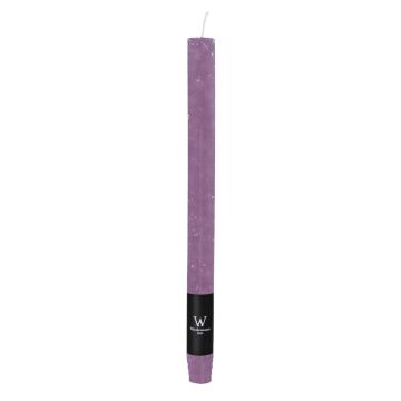 Bougie AURORA pour chandelier, mauve, 27cm, Ø2,2cm, 10h - Made in Germany Bougie AURORA pour chandelier, mauve, 27cm, Ø2,2cm, 10h - Made in Germany