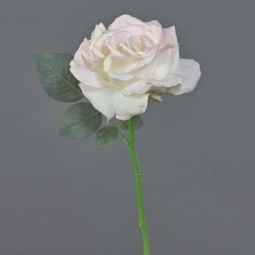 Rose artificielle QUINZY, rose clair, 30cm, Ø12cm