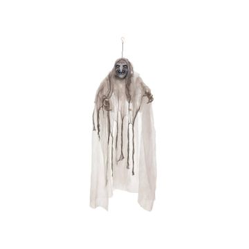 Décoration Halloween Fantôme Sorcière BELLATRIX avec fonction sonore et mouvement, LED, 170cm