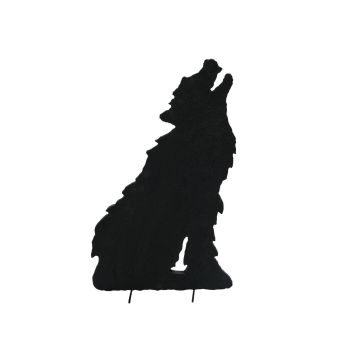 Décoration d'Halloween : silhouette de loup SPOOKY WOLF, noir, 63 cm Décoration d'Halloween : silhouette de loup SPOOKY WOLF, noir, 63 cm