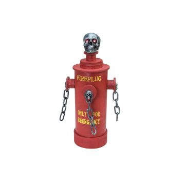 Décoration d'Halloween : bouche d'incendie SPRINKY avec tête de mort, rire effrayant, fonction de mouvement, LED, 28 cm Décoration d'Halloween : bouche d'incendie SPRINKY avec tête de mort, rire effrayant, fonction de mouvement, LED, 28 cm