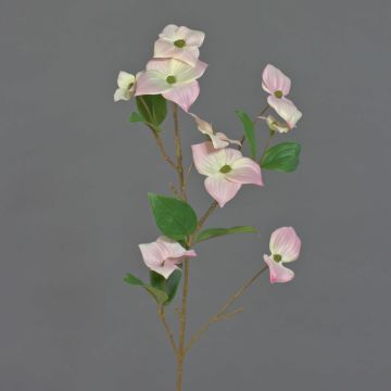 Branche de cornus artificiel KOHANA, fleurs rose, 70cm