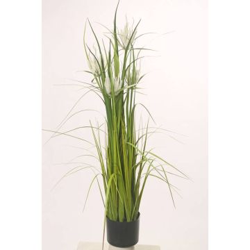 Herbe étoilée artificielle TAIGA avec panicules, vert, 110cm