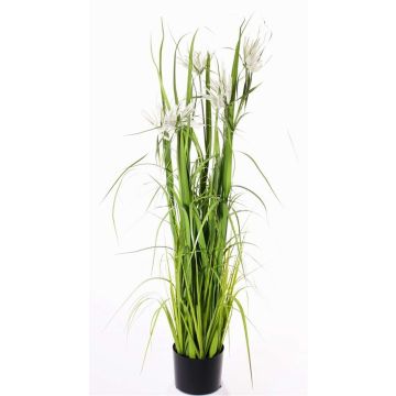 Herbe étoilée artificielle TAIGA avec panicules, vert, 140cm