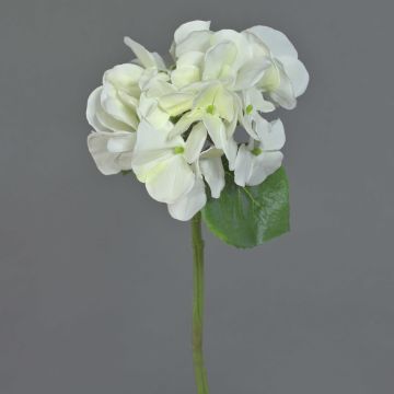 Hortensia synthétique CHIDORI, blanc-vert, 30cm, Ø13cm Hortensia synthétique CHIDORI, blanc-vert, 30cm, Ø13cm