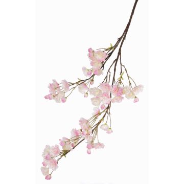 Branche de cerisier en fleurs en tissu DJUNA, rose, 135cm