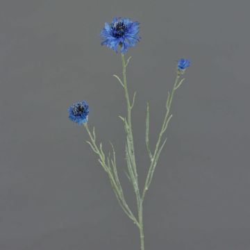 Bleuet artificiel KELSIE, bleu, 70cm, Ø4cm