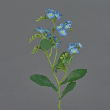 Myosotis artificiel ESTHER, bleu clair, 35cm, Ø2cm
