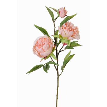 Tige de pivoine en soie MANJA, rose, 70cm, Ø8-10cm Tige de pivoine en soie MANJA, rose, 70cm, Ø8-10cm