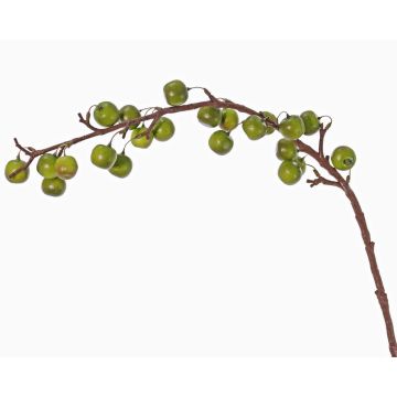 Branche de pommier artificielle BORIAN, avec fruits, vert, 95cm Branche de pommier artificielle BORIAN, avec fruits, vert, 95cm