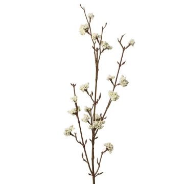 Branche de callicarpe artificielle LARINA, baies, crème, 70cm