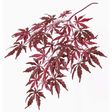 Branche d'érable du Japon artificiel DIRK, ignifuge, rouge, 70cm Branche d'érable du Japon artificiel DIRK, ignifuge, rouge, 70cm