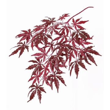 Branche d'érable du Japon artificiel DIRK, ignifuge, rouge, 70cm
