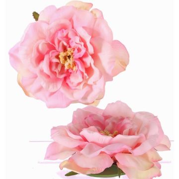 Fleur de rose en soie SASKIA, flottante, rose, 5cm, Ø15cm Fleur de rose en soie SASKIA, flottante, rose, 5cm, Ø15cm