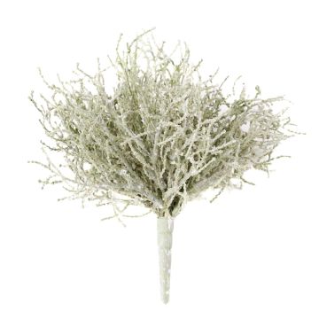 Leucophyta artificiel VALTON, sur piquet, blanc, 25cm