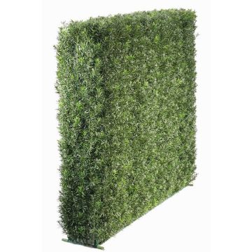 Fausse haie de taxus FANNO, cadre en métal, anti-uv, 100x20x80cm