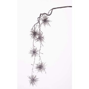 Fausse branche d'hamamélis ZENDAYA, fleurs, givré, brun, 110cm Fausse branche d'hamamélis ZENDAYA, fleurs, givré, brun, 110cm