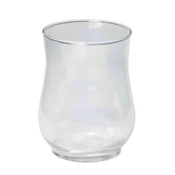 Bougeoir décoratif LISA, verre, transparent, 13cm, Ø9cm Bougeoir décoratif LISA, verre, transparent, 13cm, Ø9cm