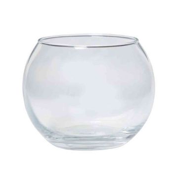 Photophore boule en verre TOBI OCEAN, transparent, 8,5cm, Ø11cm Photophore boule en verre TOBI OCEAN, transparent, 8,5cm, Ø11cm
