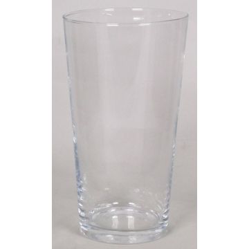Vase en verre AMNA OCEAN, conique, transparent, 25cm, Ø14cm Vase en verre AMNA OCEAN, conique, transparent, 25cm, Ø14cm