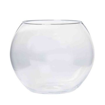 Vase en verre TOBI OCEAN, boule, transpaent, 24cm, Ø26cm Vase en verre TOBI OCEAN, boule, transpaent, 24cm, Ø26cm