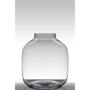 Vase rond en verre GEORGIA EARTH, transparent, 38cm, Ø34cm