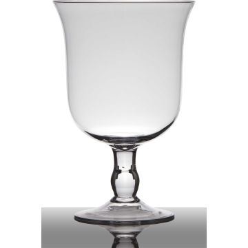 Vase avec pied NOELLE en verre, transparent, 29cm, Ø19,5cm Vase avec pied NOELLE en verre, transparent, 29cm, Ø19,5cm