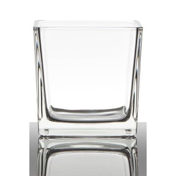 Pot à plantes en verre KIM EARTH, transparent, 12x12x12cm Pot à plantes en verre KIM EARTH, transparent, 12x12x12cm