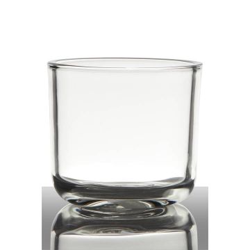 Bougeoir en verre NICK, transparent, 13cm, Ø14cm Bougeoir en verre NICK, transparent, 13cm, Ø14cm