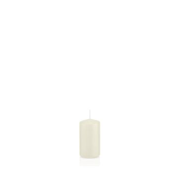 Bougie pilier MAEVA, ivoire, 20cm, Ø10cm, 156h - Made in Germany Bougie pilier MAEVA, ivoire, 20cm, Ø10cm, 156h - Made in Germany