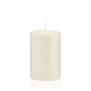 Bougie pilier MAEVA, ivoire, 15cm, Ø10cm, 113h - Made in Germany Bougie pilier MAEVA, ivoire, 15cm, Ø10cm, 113h - Made in Germany