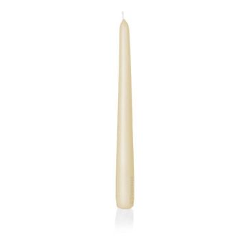Bougie pour chandelier PALINA, crème, 25cm, Ø2,5cm, 8h - Made in Germany Bougie pour chandelier PALINA, crème, 25cm, Ø2,5cm, 8h - Made in Germany