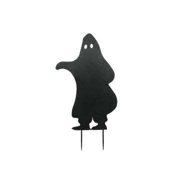 Décoration d'Halloween Silhouette Fantôme SPOOKY GHOST, métal, noir, 75 cm Décoration d'Halloween Silhouette Fantôme SPOOKY GHOST, métal, noir, 75 cm