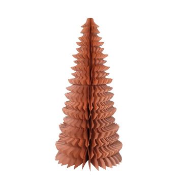 Grand sapin de Noël en papier TOFA, rose clair, 160 cm