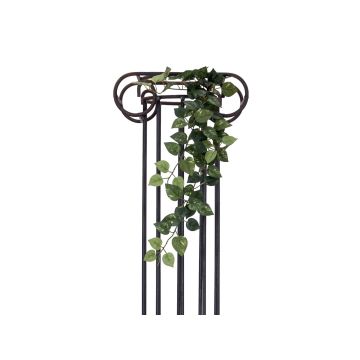 Pothos artificiel en chute AIDAN sur piquet, vert-jaune, 70cm