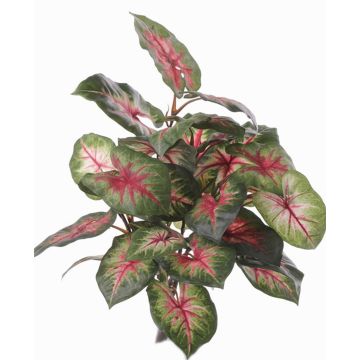 Caladium artificiel SEVERIN sur piquet, vert-rouge, 40cm Caladium artificiel SEVERIN sur piquet, vert-rouge, 40cm