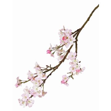 Fausse branche de pommier LINDJA avec des fleurs, rose, 105cm Fausse branche de pommier LINDJA avec des fleurs, rose, 105cm