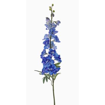 Pied d'alouette en tissu ANDRIANA, bleu, 90cm, Ø11cm