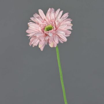 Gerbera en tissu HELLI, rose, 65cm, Ø12cm