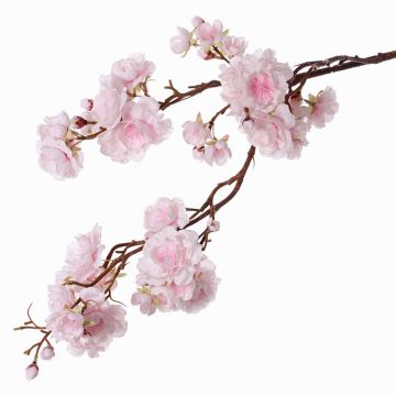 Branche de fleurs de cerisier japonais en tissu RUKIA, rose, 90cm