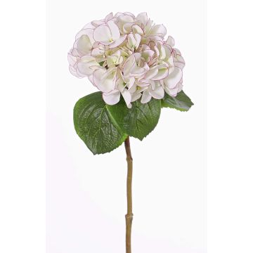 Hortensia artificiel CHIDORI, blanc-violet, 60cm, Ø20cm Hortensia artificiel CHIDORI, blanc-violet, 60cm, Ø20cm