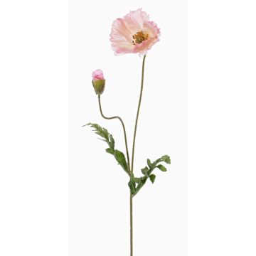 Coquelicot en tissu LIENTJE, rose, 65cm, Ø12cm Coquelicot en tissu LIENTJE, rose, 65cm, Ø12cm