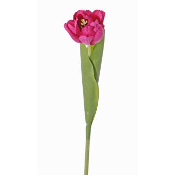 Tulipe artificielle ROMANA, rose fuchsia, 45cm, Ø6cm Tulipe artificielle ROMANA, rose fuchsia, 45cm, Ø6cm