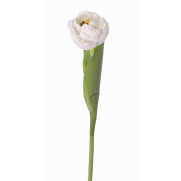 Tulipe artificielle ROMANA, blanc, 45cm, Ø6cm Tulipe artificielle ROMANA, blanc, 45cm, Ø6cm