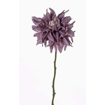 Dahlia artificiel SMILA, violet, 55cm, Ø12cm Dahlia artificiel SMILA, violet, 55cm, Ø12cm
