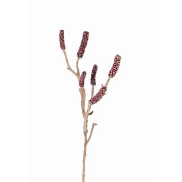 Branche de callistemon artificiel HEMES avec fruits, rouge foncé, 60cm Branche de callistemon artificiel HEMES avec fruits, rouge foncé, 60cm